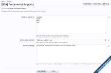 [XFA] Force Words In Posts