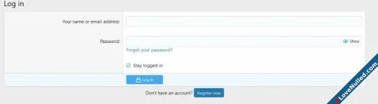 [OzzModz] Remove Register Button From Login Form