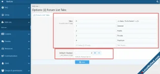 [J] Forum List Tabs