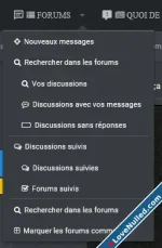 Add FA icons in the Forum menu