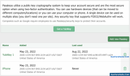 [DigitalPoint] Security & Passkeys