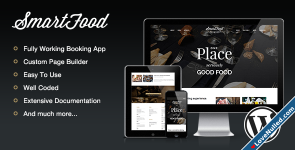 SmartFood - Restaurant, Cafe, Bistro WordPress Theme