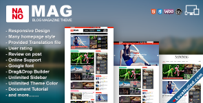 NanoMag - Responsive WordPress Magazine Theme