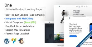 One - WordPress Product Landing Page