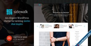 Sidewalk - Elegant Personal Blog WordPress Theme