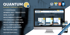 QUANTUM - Responsive Business WordPress Theme