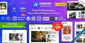 Neeon - WordPress News Magazine Theme