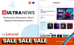 UltraNews - Laravel Newspaper, Blog with AI