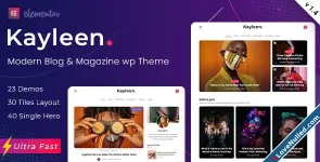 Kayleen - Blog & Magazine WordPress Theme