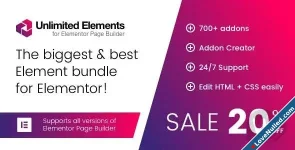 Unlimited Elements for Elementor Page Builder