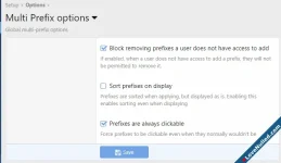 Multi Prefix - XenForo 2
