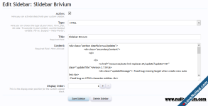 Brivium - PHP/HTML/BB Sidebar Code Homepage