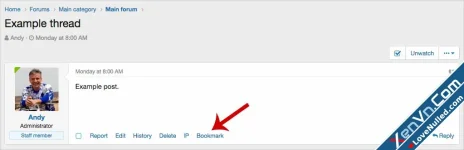 AndyB - Bookmark - Xenforo 2