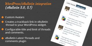 vBulletin5.x Latest Threads and Comments Wordpress Plugin